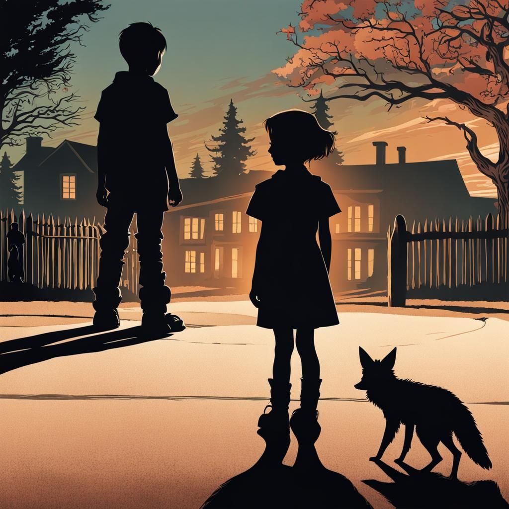 Eerie Wendigo Observes Children Near Orphanage