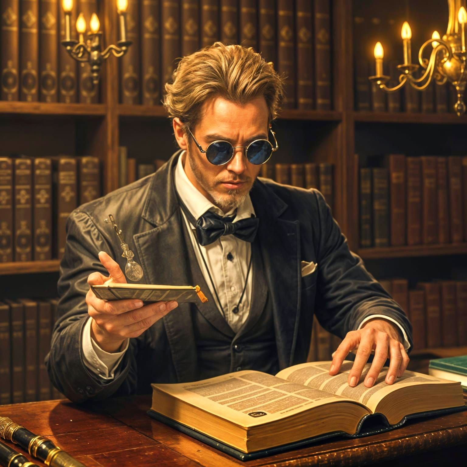 Gothic Study of Forbidden Knowledge and Gastronomy