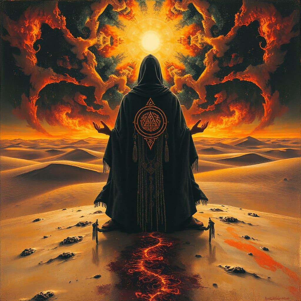 Cosmic Shaman's Vast Desert Meditation