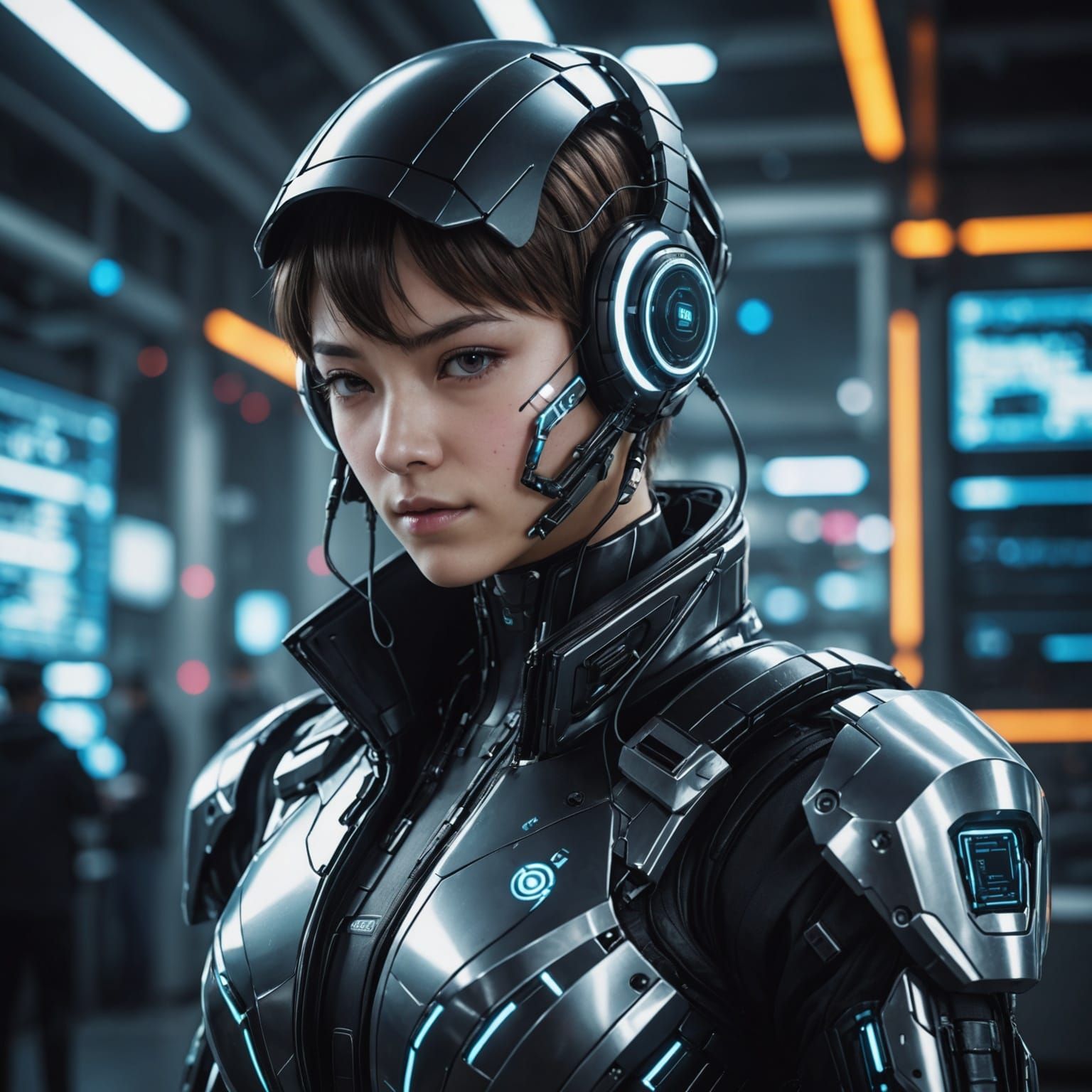 Abstract Cyber Concept Art