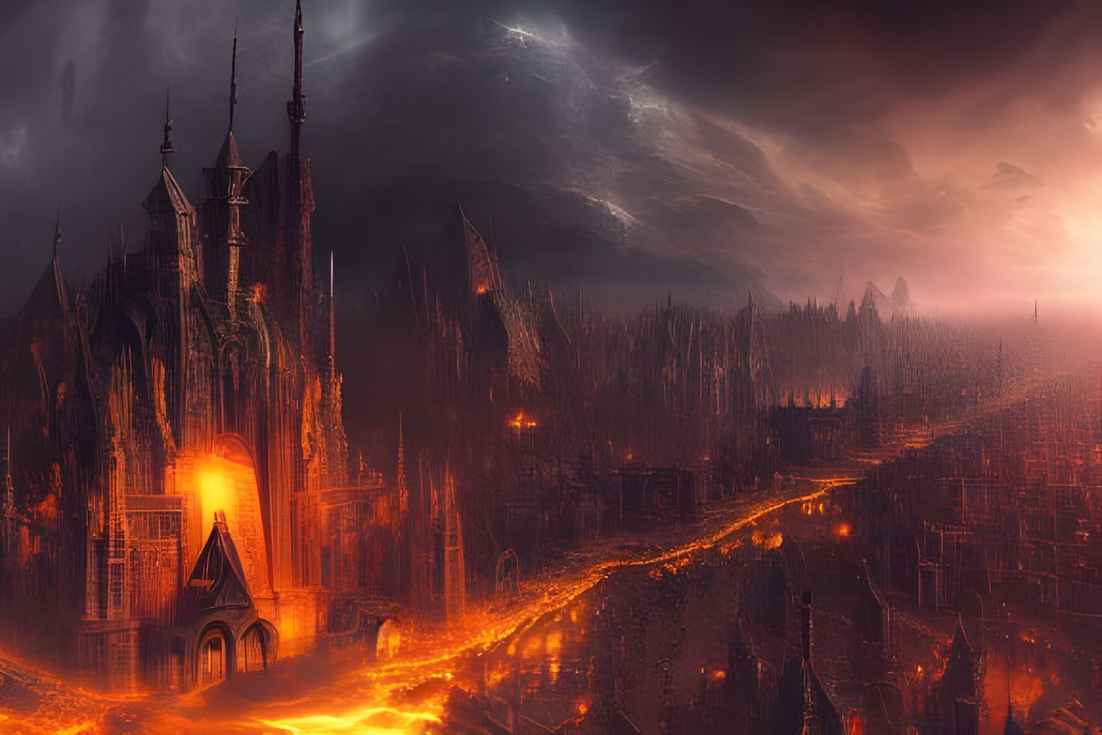 Cinematic Digital Matte Painting: Chaos and Order