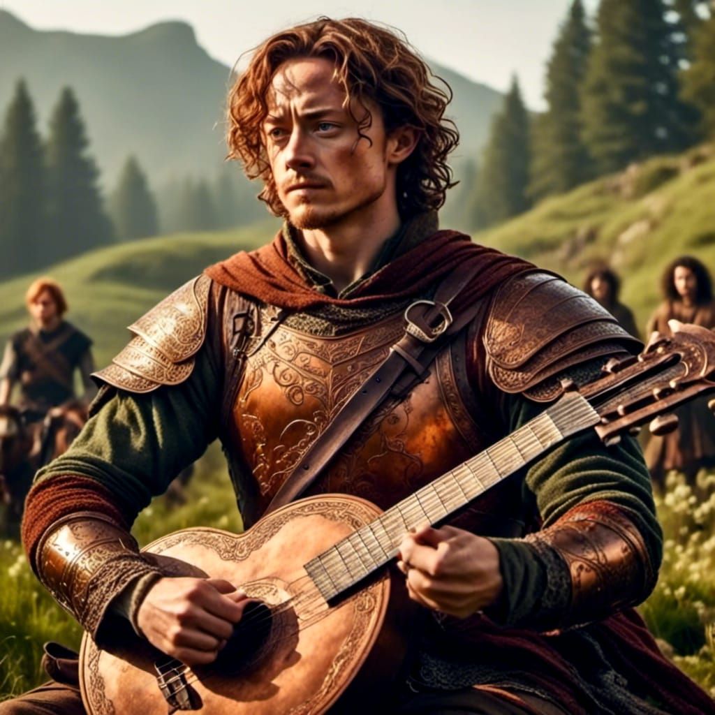 Medieval James Mcavoy in Copper Armor