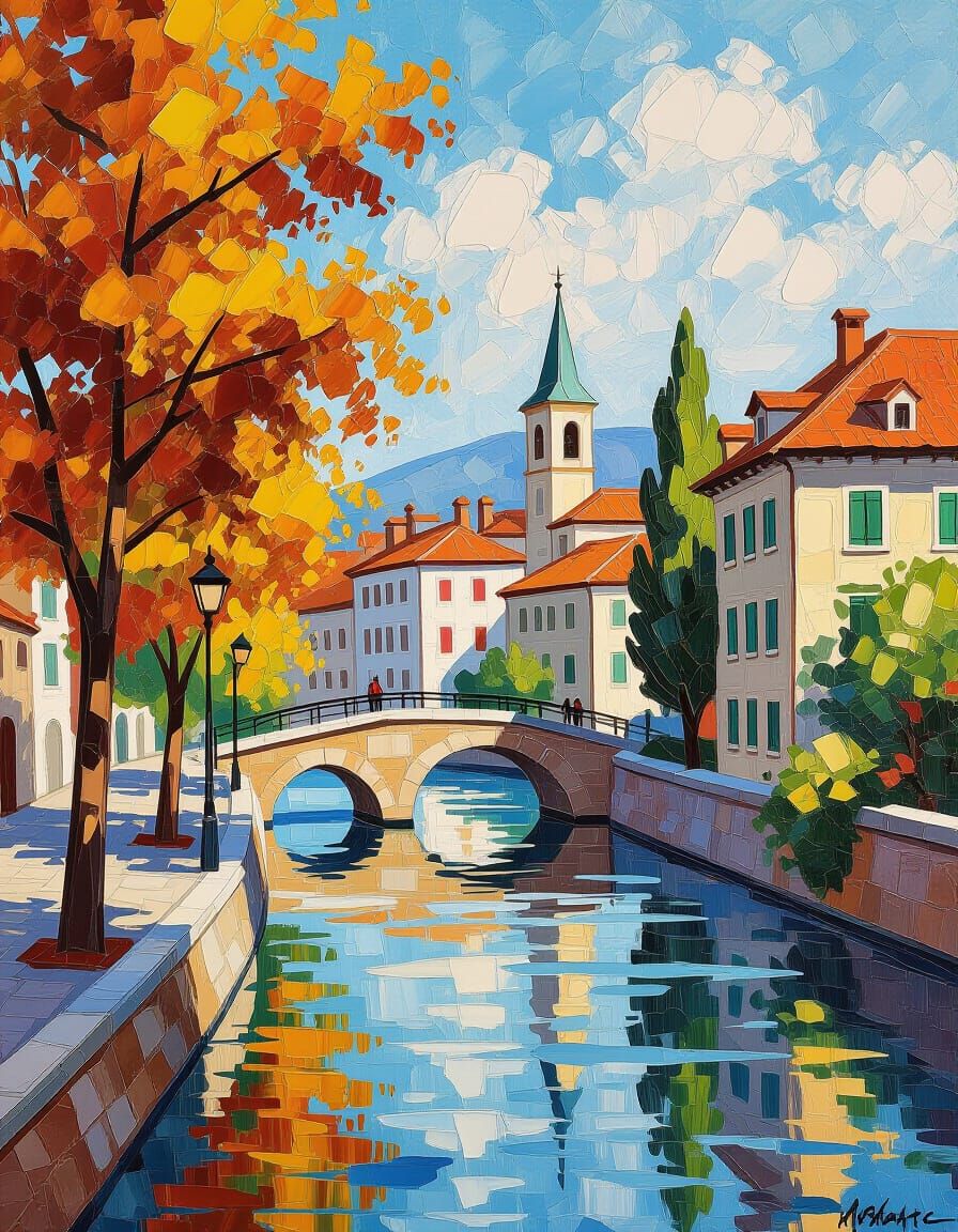 Impasto Gouache Masterpiece in Watercolor Style