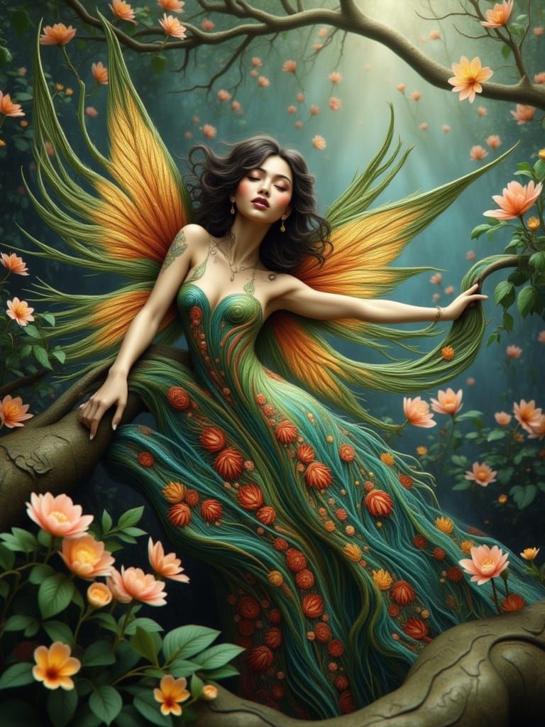 Whimsical Beauty in Ethereal Realm