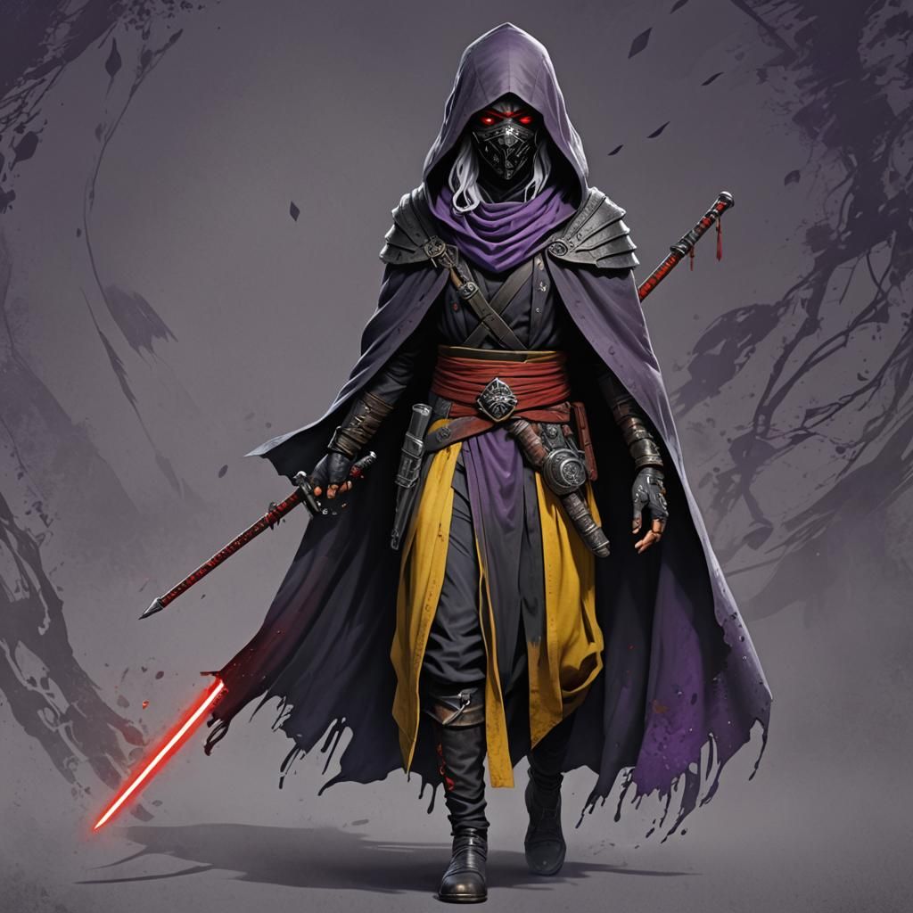 Sith Pureblood Ninja in Detailed Matte Painting