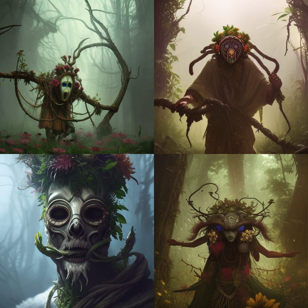 Druid Masks #2 Witch Doctor Twist