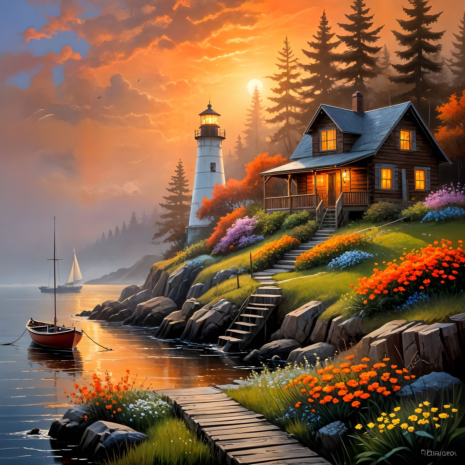 Country lighthouse