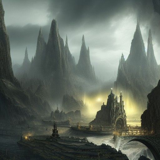 Black Leather and White Rhinestone Matte Painting