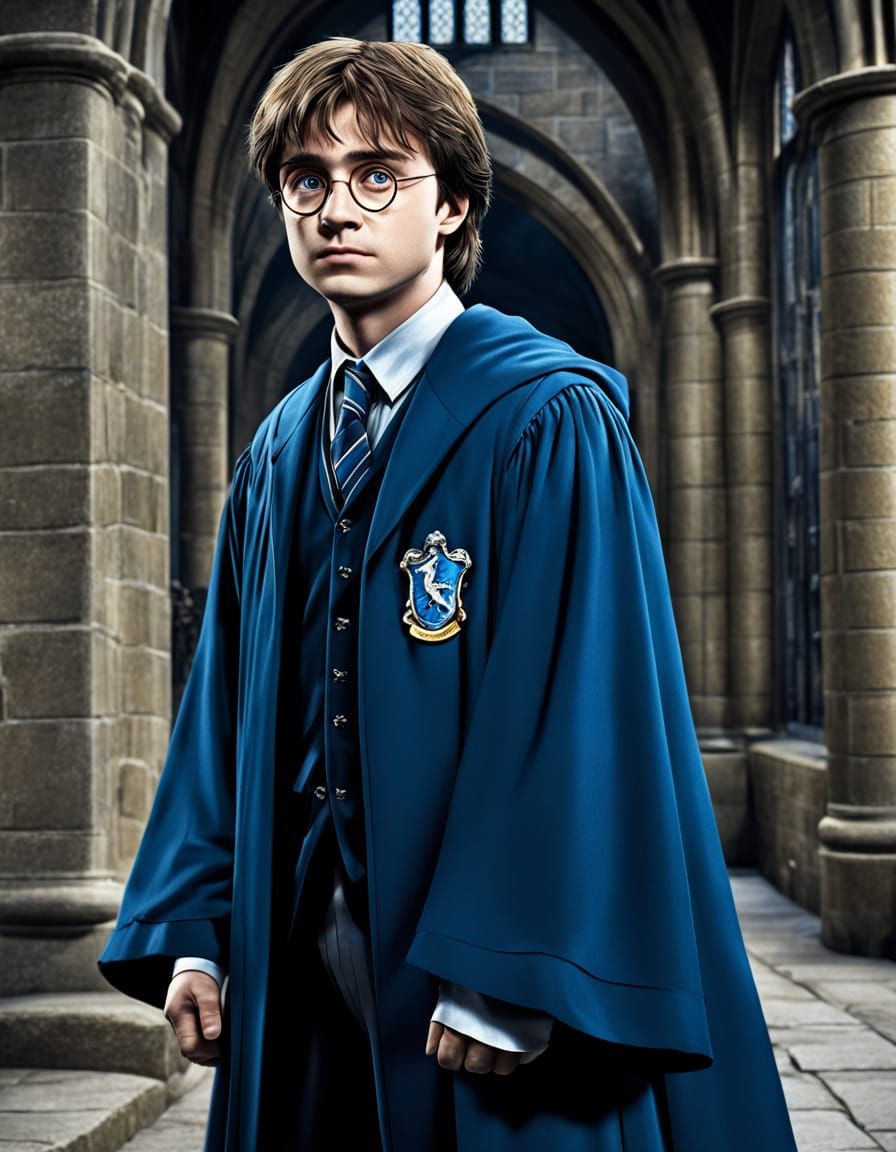 Harry Potter in Ravenclaw Style