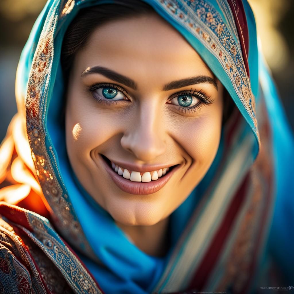 Beautiful Algerian Women Smile