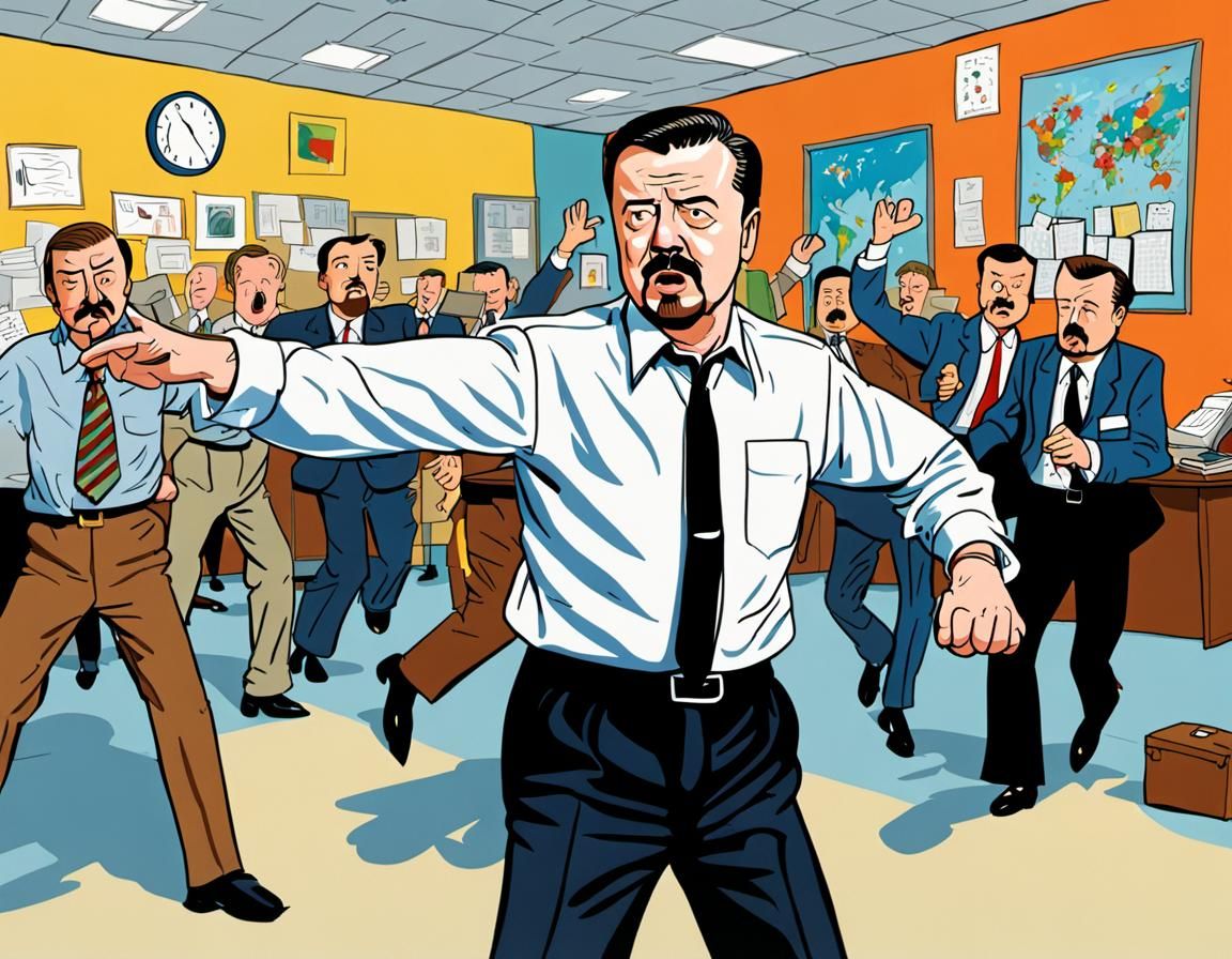 David Brent Dancing