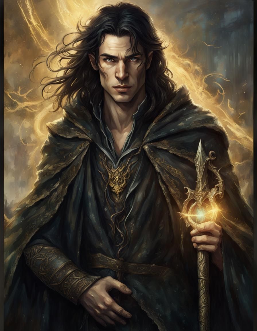 High Elf Sorcerer Concept Art in 8K