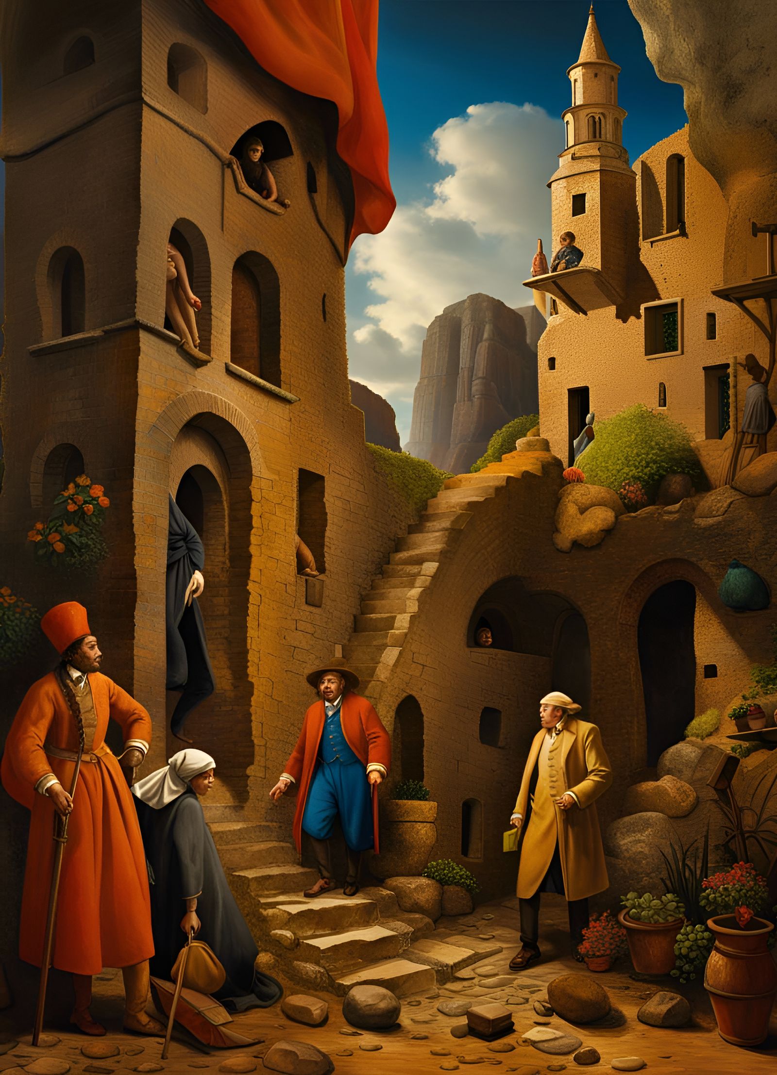 Hyperdetailed Abstract Art with Magical Light