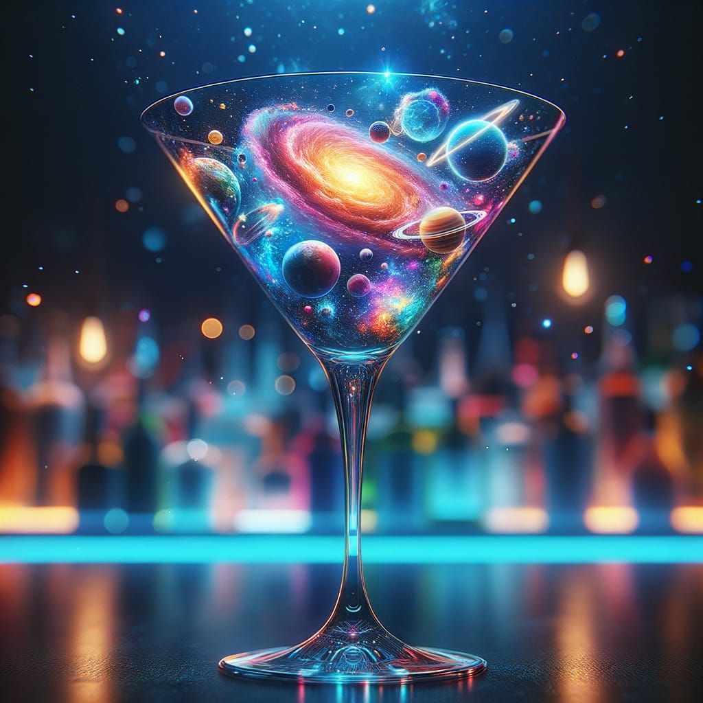 Cosmic Martini: A Universe in a Glass