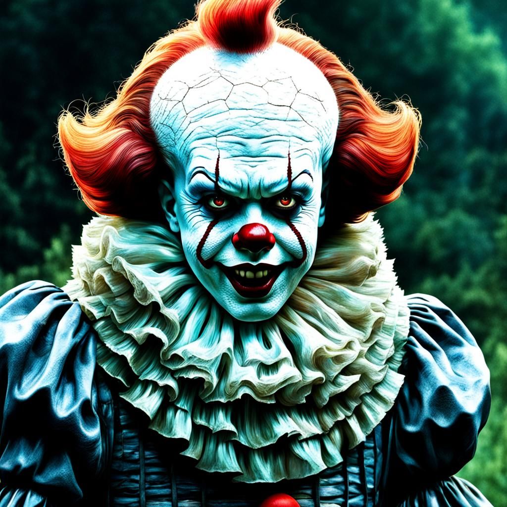 Beetlejuice Pennywise Fusion: A Nightmarish Portrait