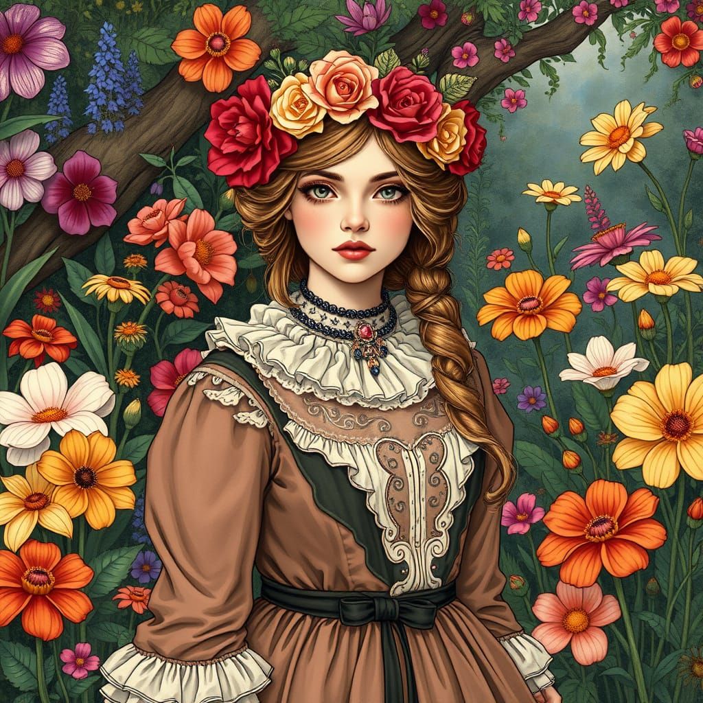 Romantic Whimsy in a Victorian Garden