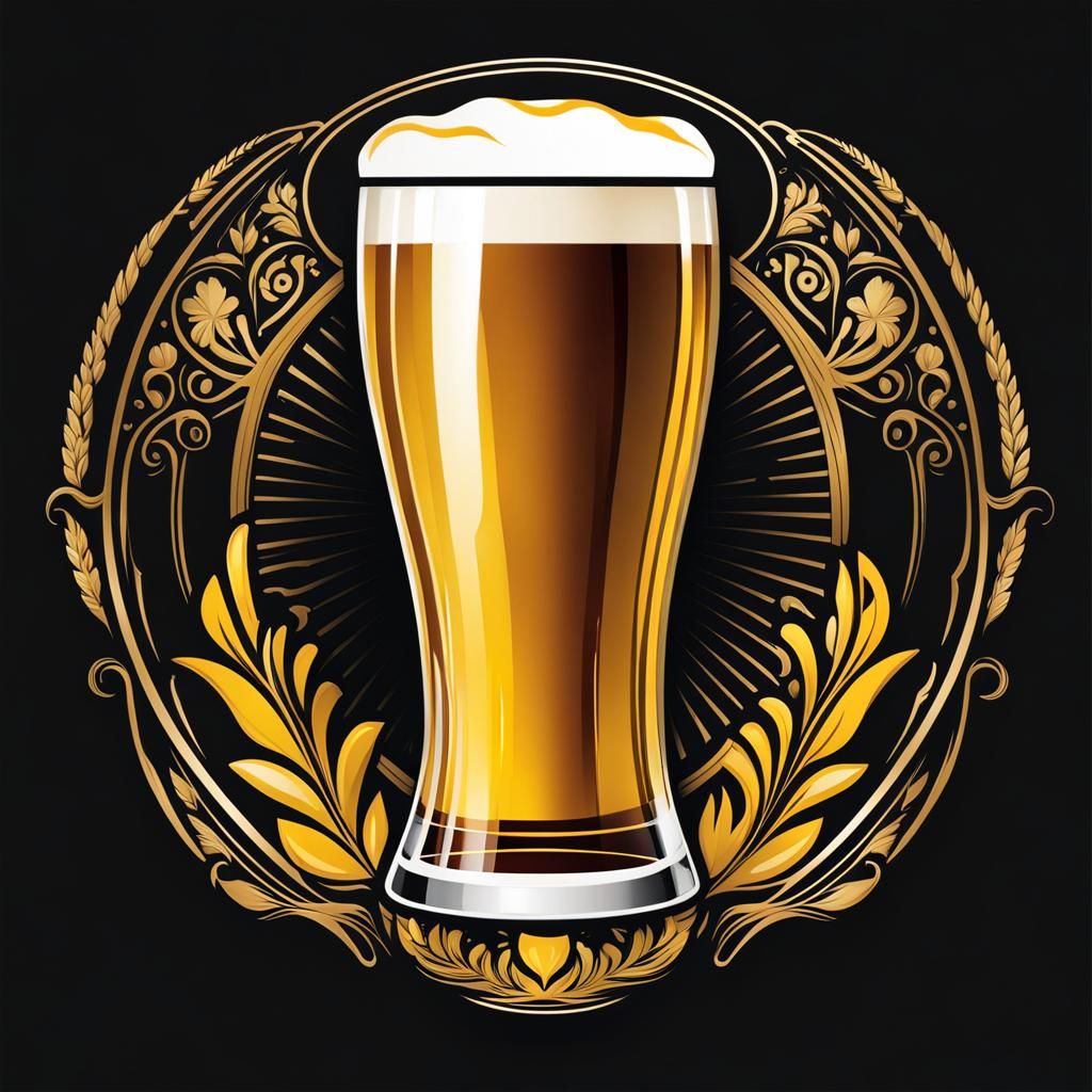 Distribuidora Itabirana: Abstract Logo with Beer Glass