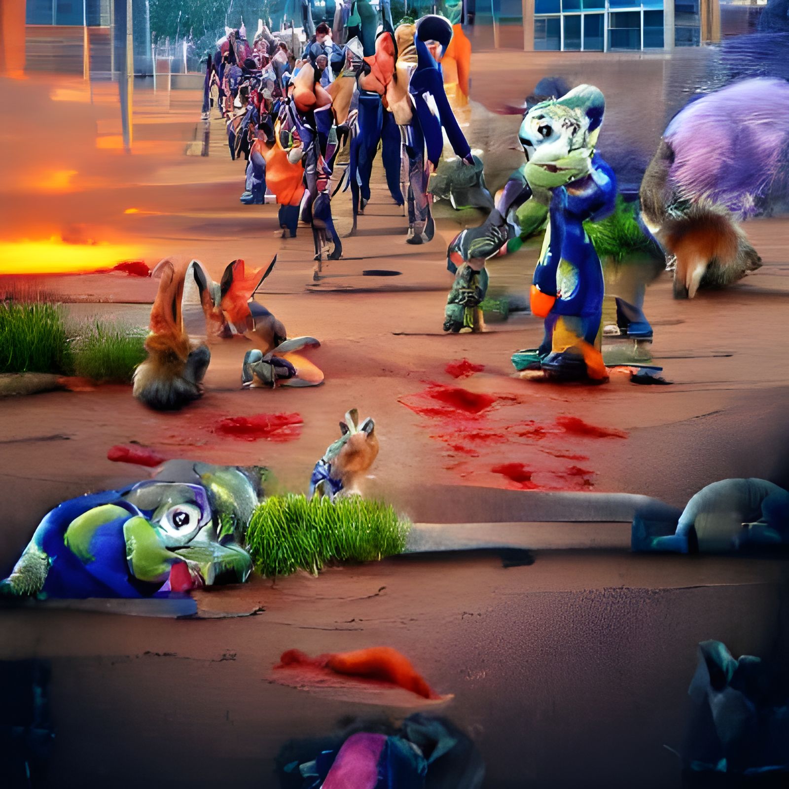 Zootopia Zombie Apocalypse Massacre