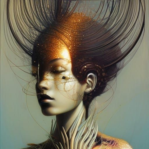 Girls in Blue, Green and Purple with Circuitry