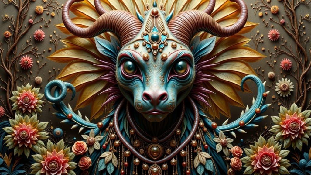 Dark Romance Fantasy Masterpiece in Baroque Gothic Style