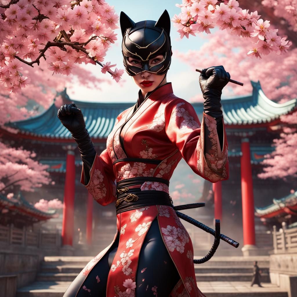 Chinese-style concept outfit catwoman