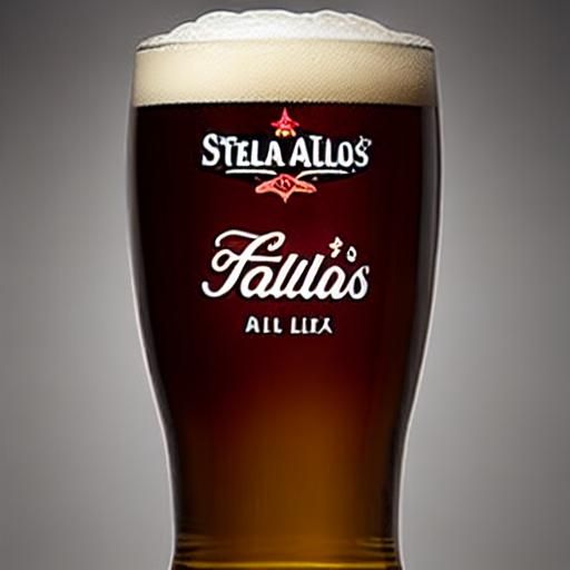 Stella Artois Lager Beer Still Life