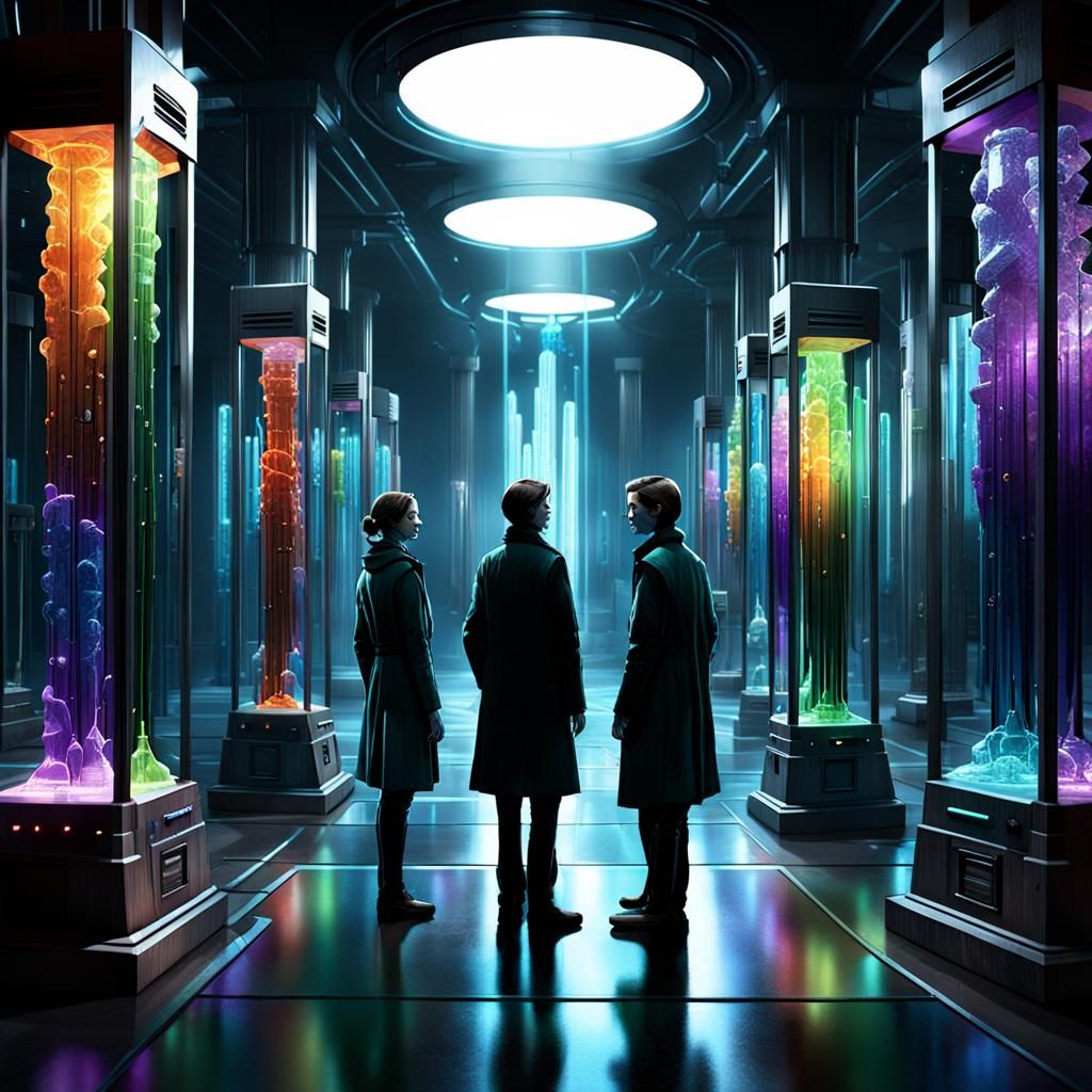 Ferengi Crystal Art: Sci-Fi Concept Art