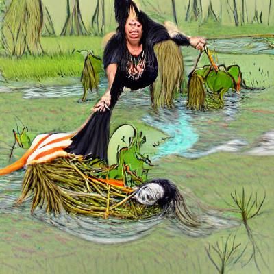 Swamp Witch Necromancy Ritual