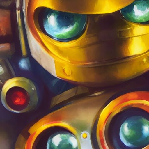 Yellow robot