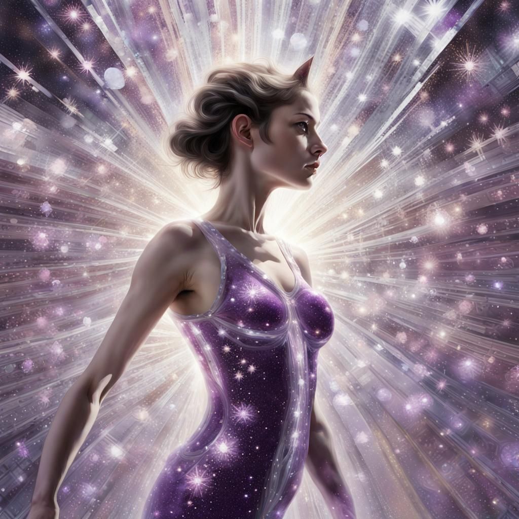 Fractal Glitter Nebulae: Infinite Mirror Cascade