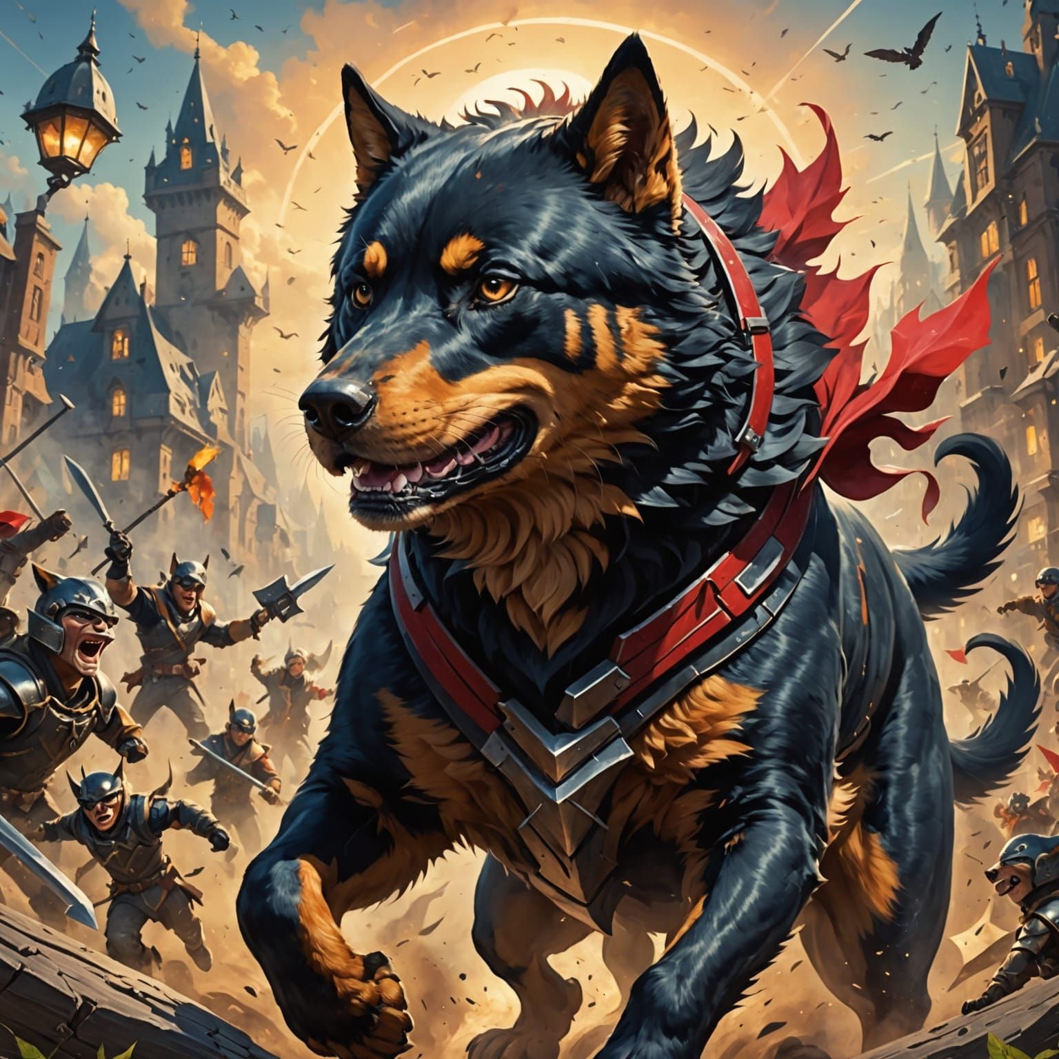 Abstract Boisterous AI Image