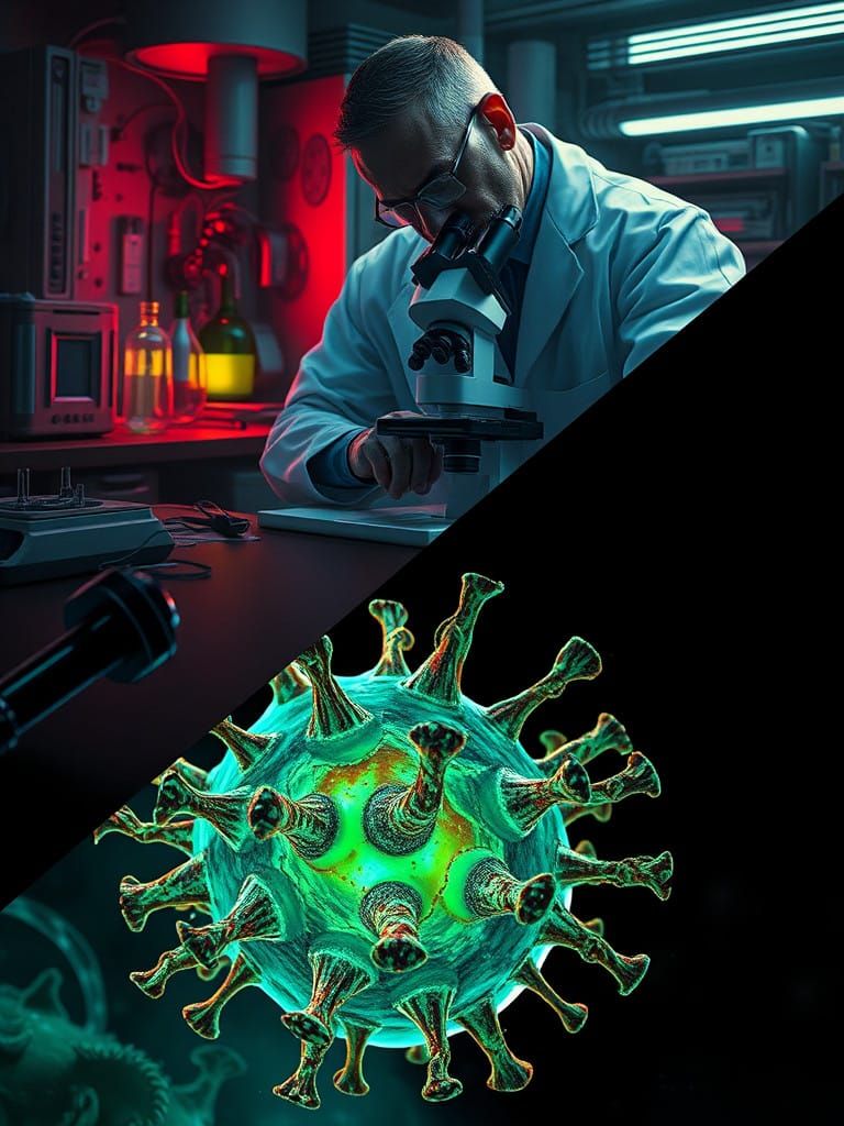 Biomechanical Contrasts: Scientist Meets Toxic Alien