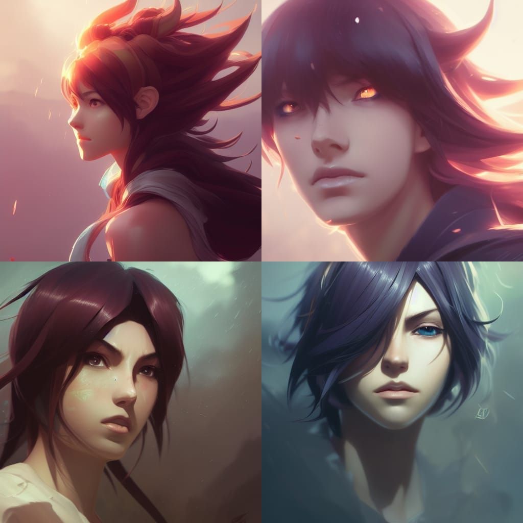 Sett Portrait in Anime Style by Makoto Shinkai