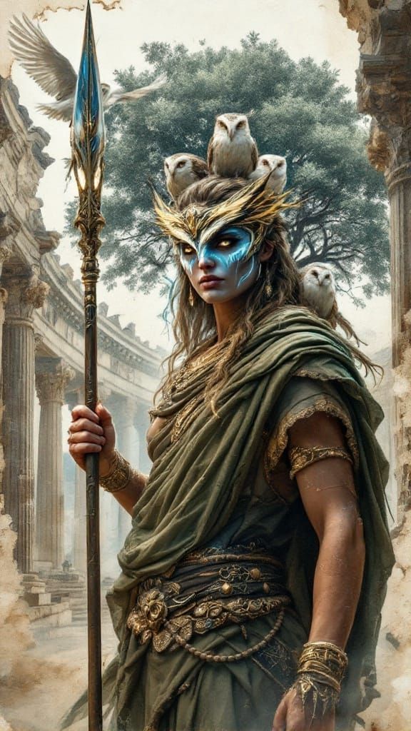 The Ancient Greek Goddess Athena O3