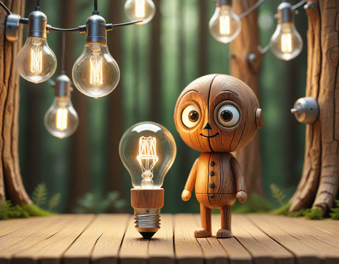 Aneezinthoo in the Lightbulb Forest