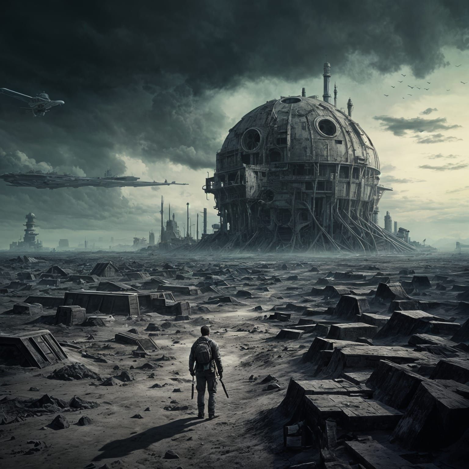 Nostalgia for a Lost Future AI Art