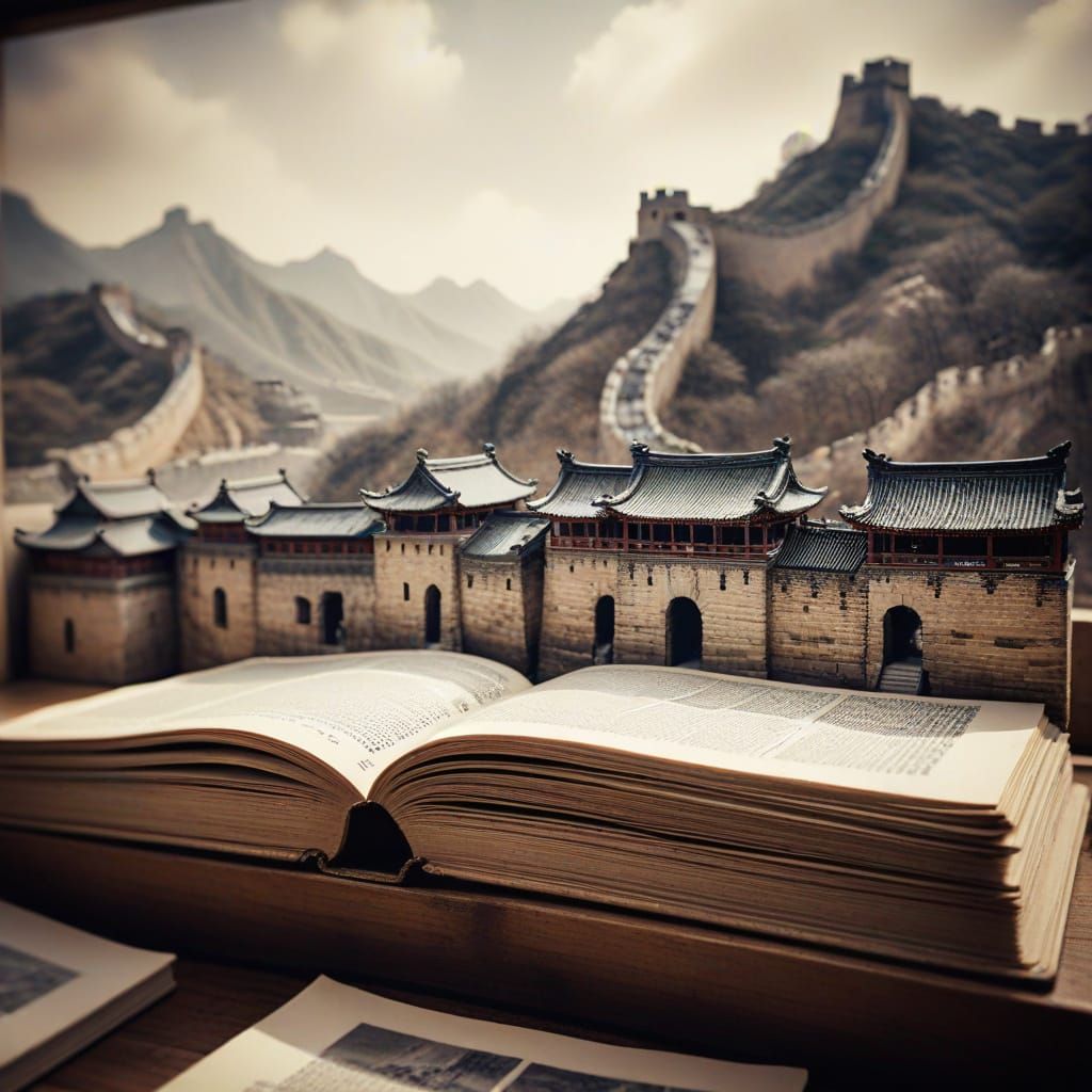 Great Wall Book Fair with Virtual Projections