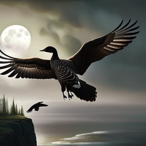 Wild geese that fly with the moon on their wings