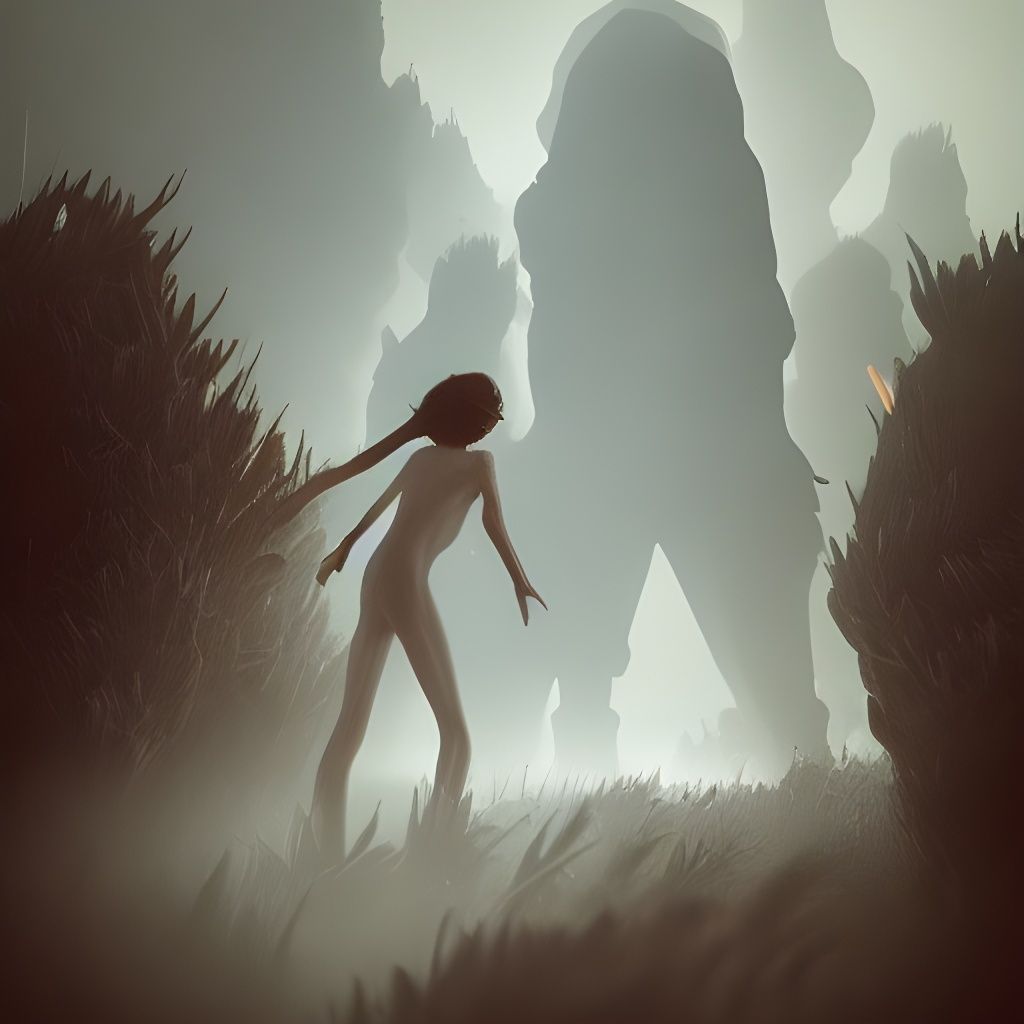 Surreal Summer Hyperpainting with Monster Details