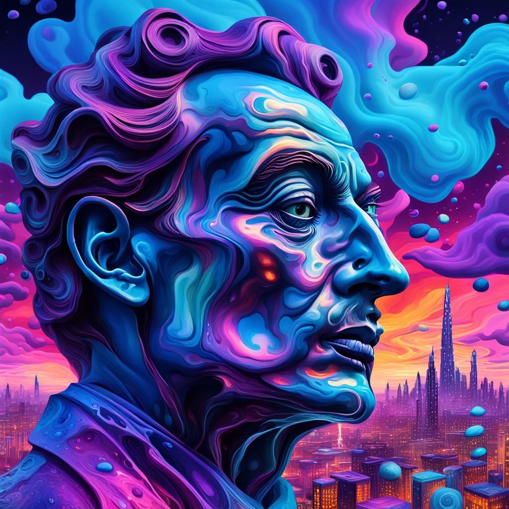 Dreamlike Surrealism in Vivid Expressive Colors