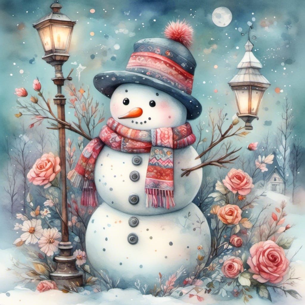 cute snowman