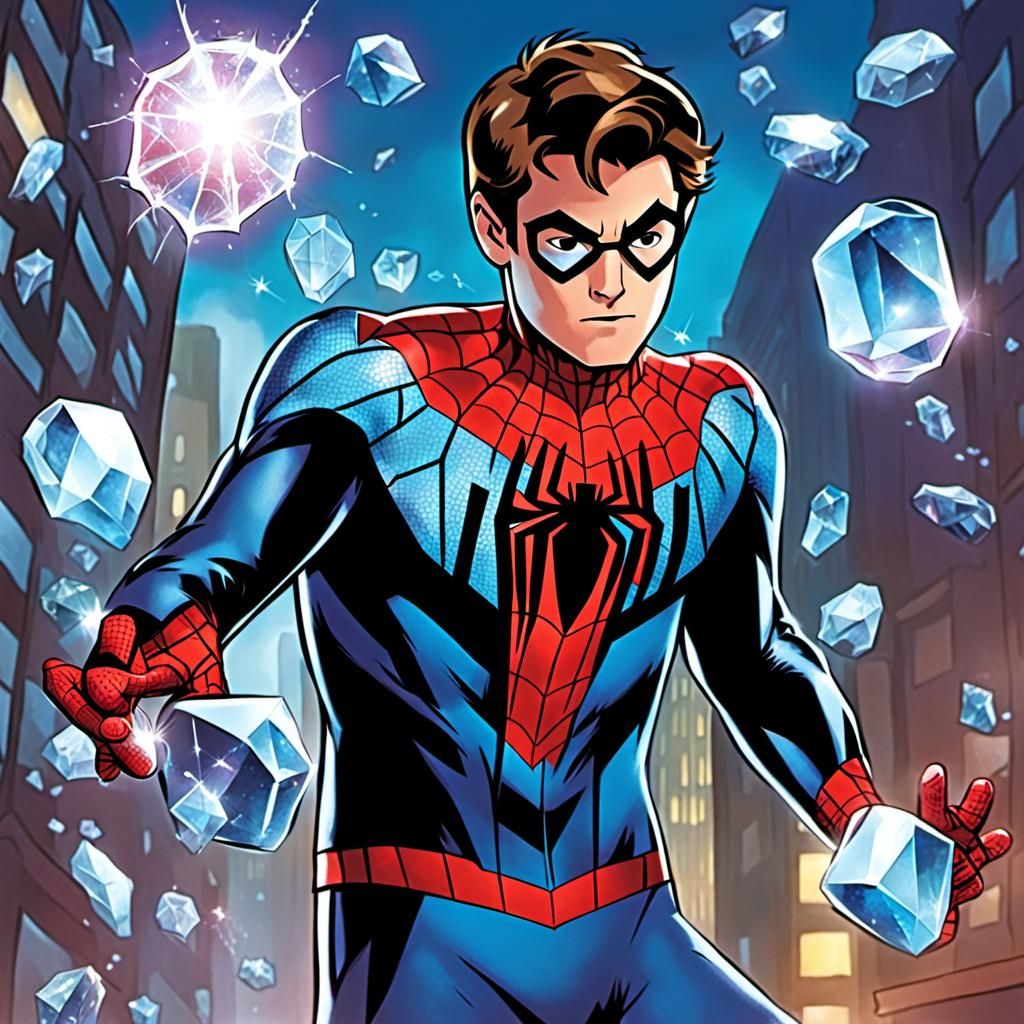 Crystalline Peter Parker: A Crystal Marvel