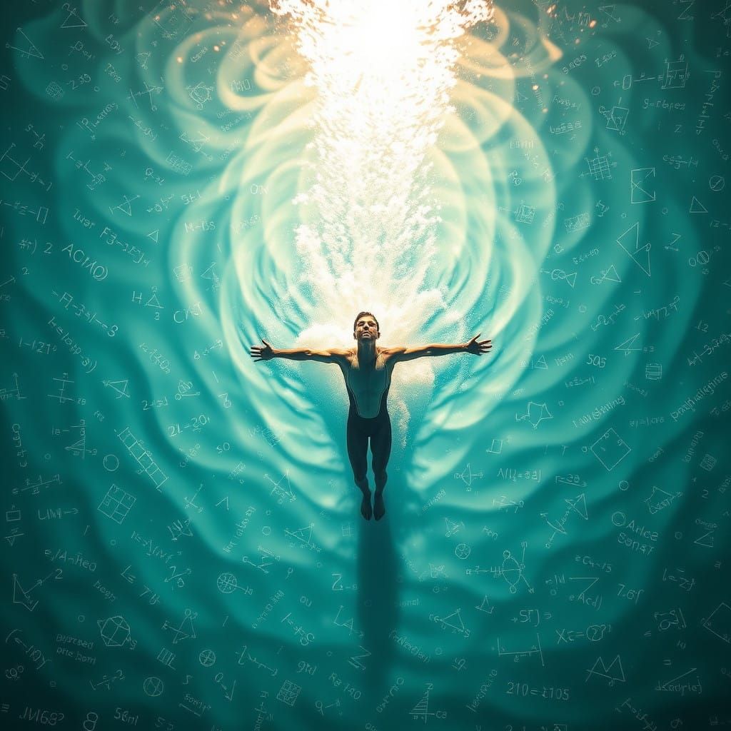 Mathematical Abyss in Cyberpunk Style