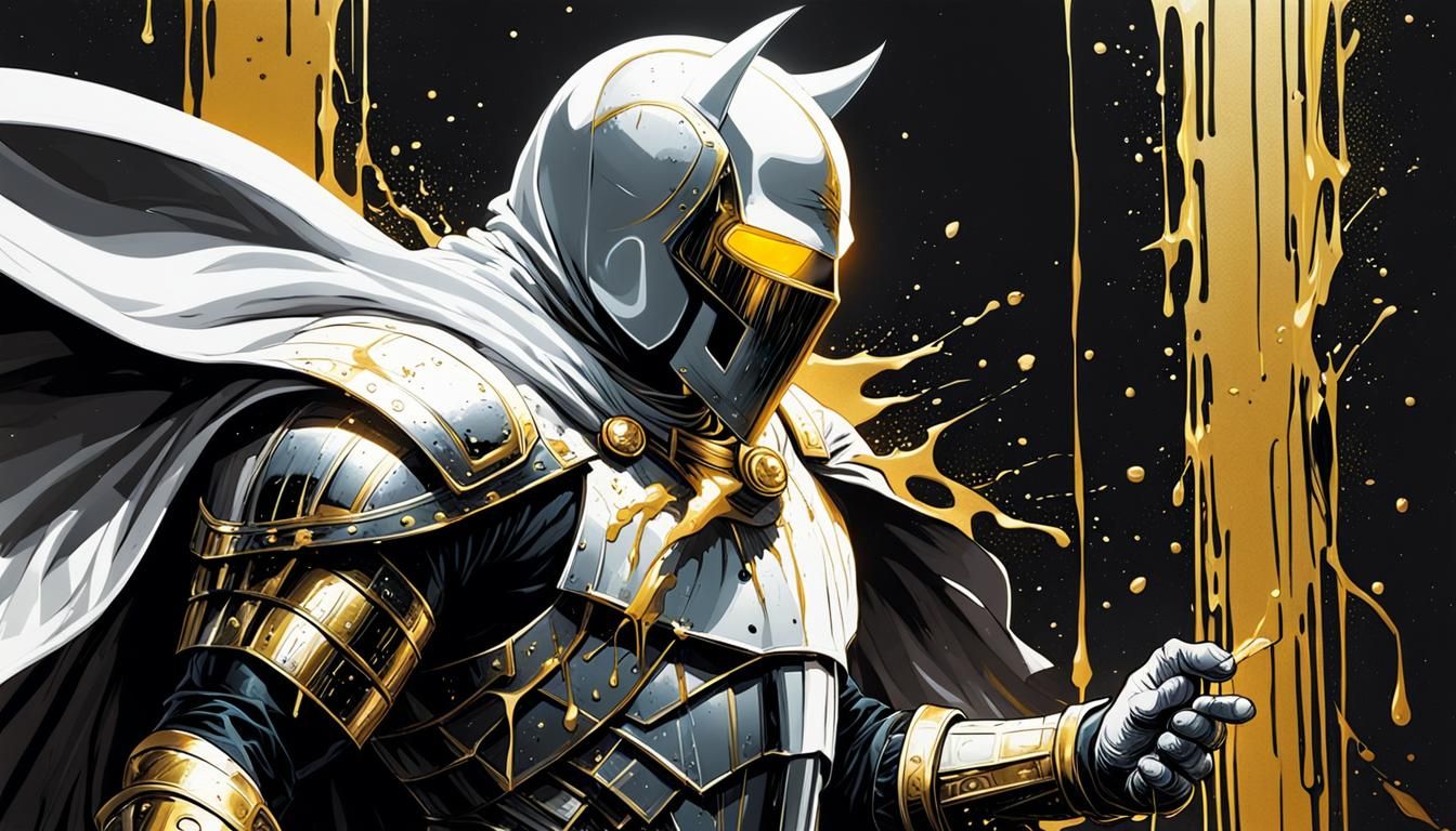 Moon Knight: Epic Anti-Hero in Graffiti Art