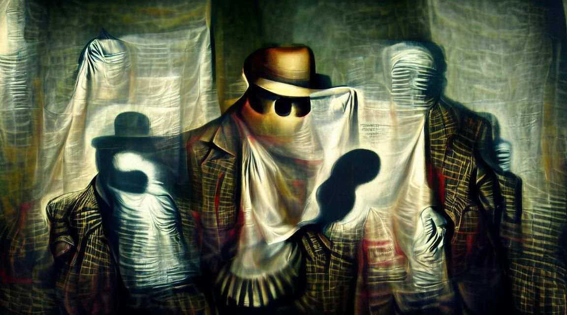 Conceptual Rendering of an Invisible Man