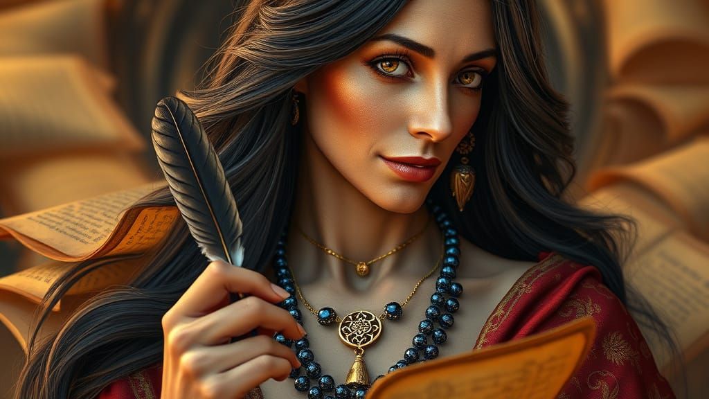 Elegant Goddess of Wisdom