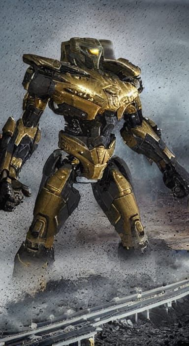 Black and White Cheetah Sprinting in Vast Savanna