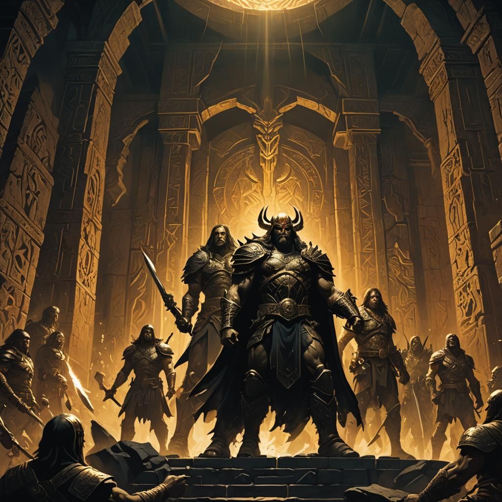 Heroes Confront Traitor in Mystical Chamber