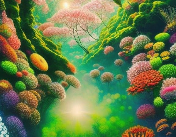 Surreal Stargazing Platform Trapped in Mycelium Network