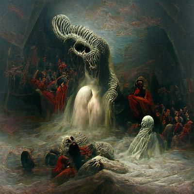 Horror Scene of Eternal Damnation